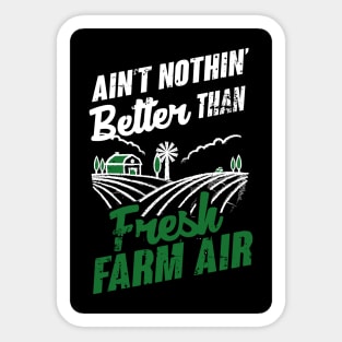 Fresh Farm Air Sticker